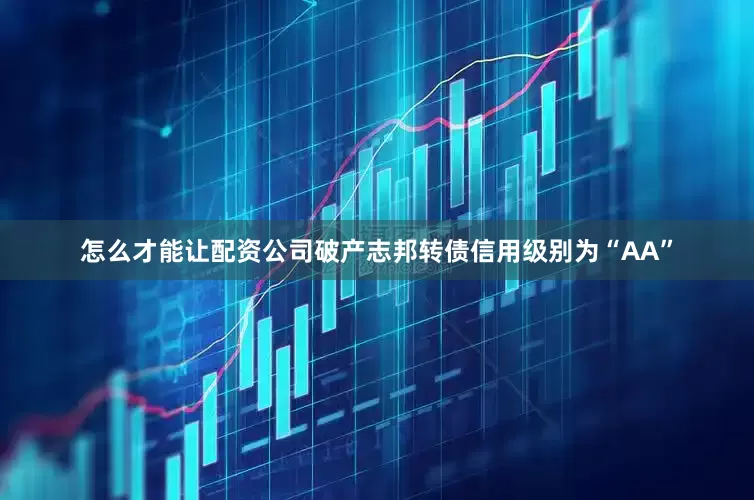 怎么才能让配资公司破产志邦转债信用级别为“AA”