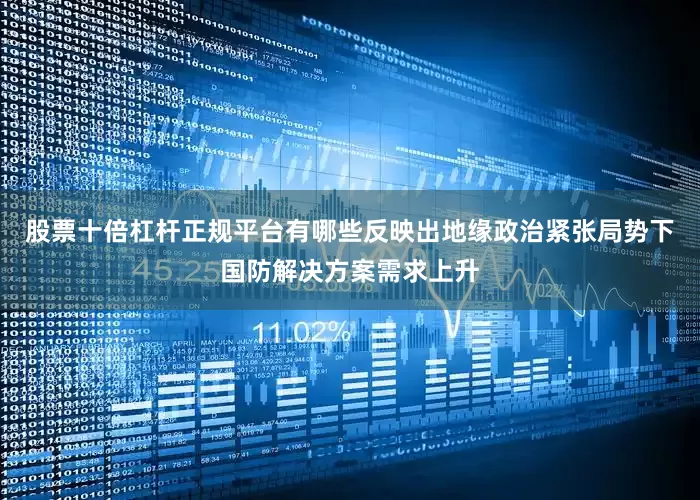 股票十倍杠杆正规平台有哪些反映出地缘政治紧张局势下国防解决方案需求上升